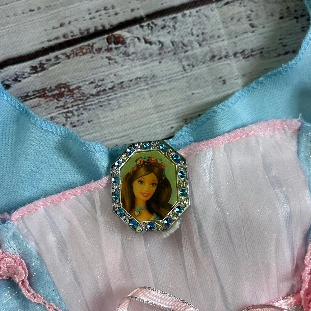 RARE 2004 Barbie Princess And The Pauper Erika Dress 3-6y Y2k VTG CDI Mattel